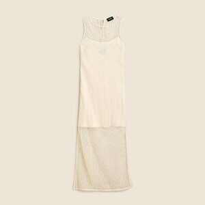 JCrew Collection Sheer Slip Dress with Pearls - Sz M NWT